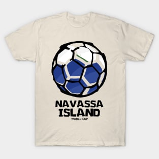 Navassa Island Football Country Flag T-Shirt